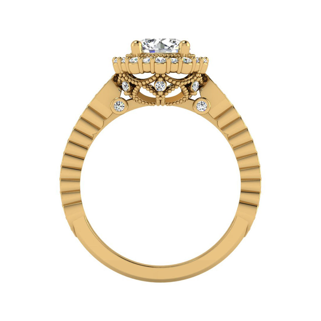 Nina Halo Engagement Ring